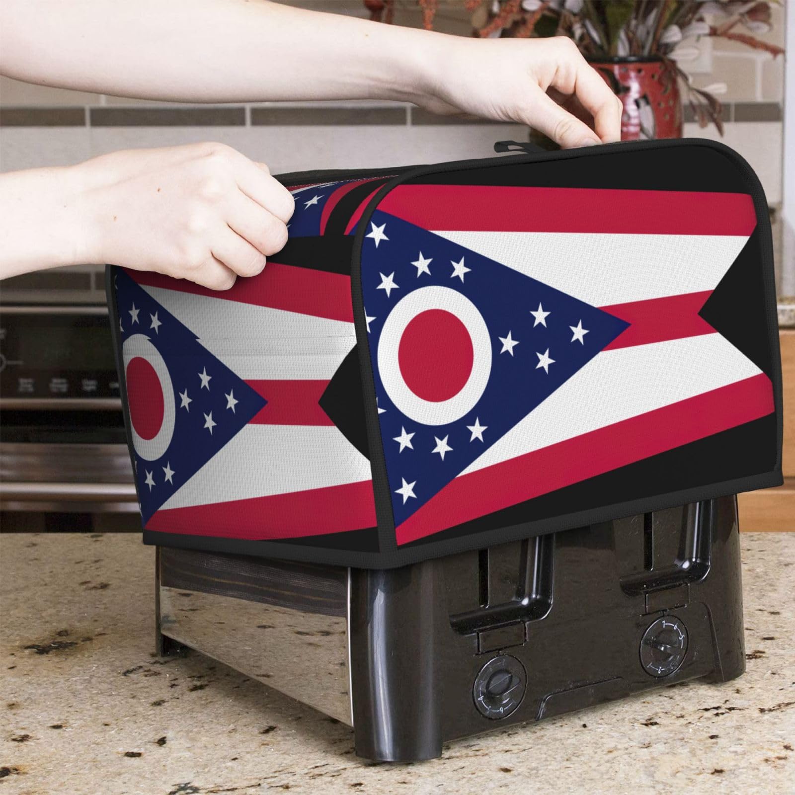 Amazon.com : Ohio State Flag Print Toaster Cover, Bread Toaster